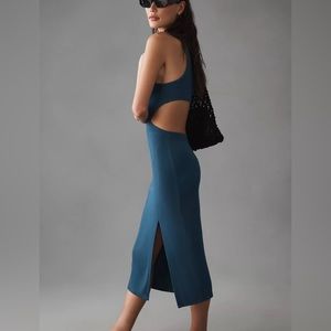 BORDEAUX CUTOUT TANK LOUNGE DRESS